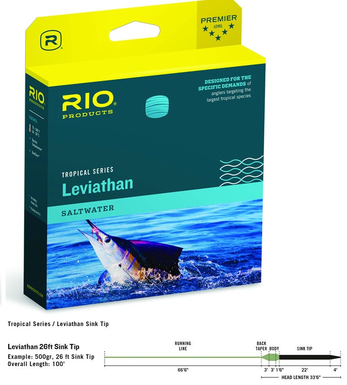 RIO Leviathan 26ft Sink Tip - Click Image to Close